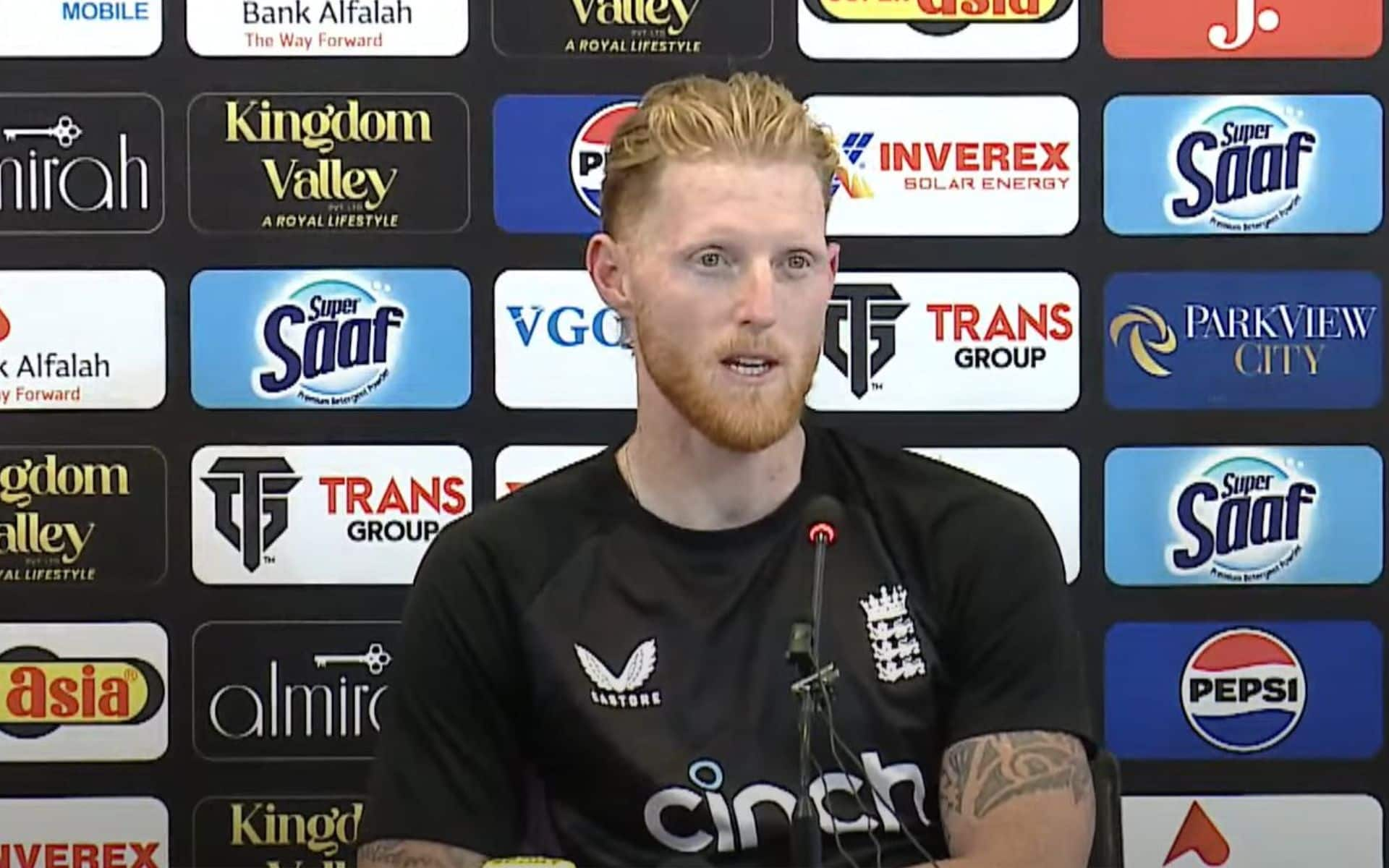 Ben Stokes refuses to comment on  PCB Dropping Babar & Shaheen [Source: @_FaridKhan/X.com]